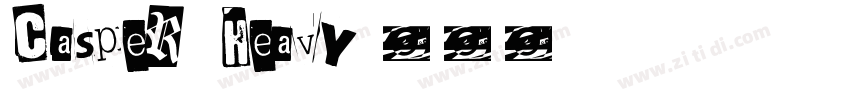 Casper Heavy字体转换